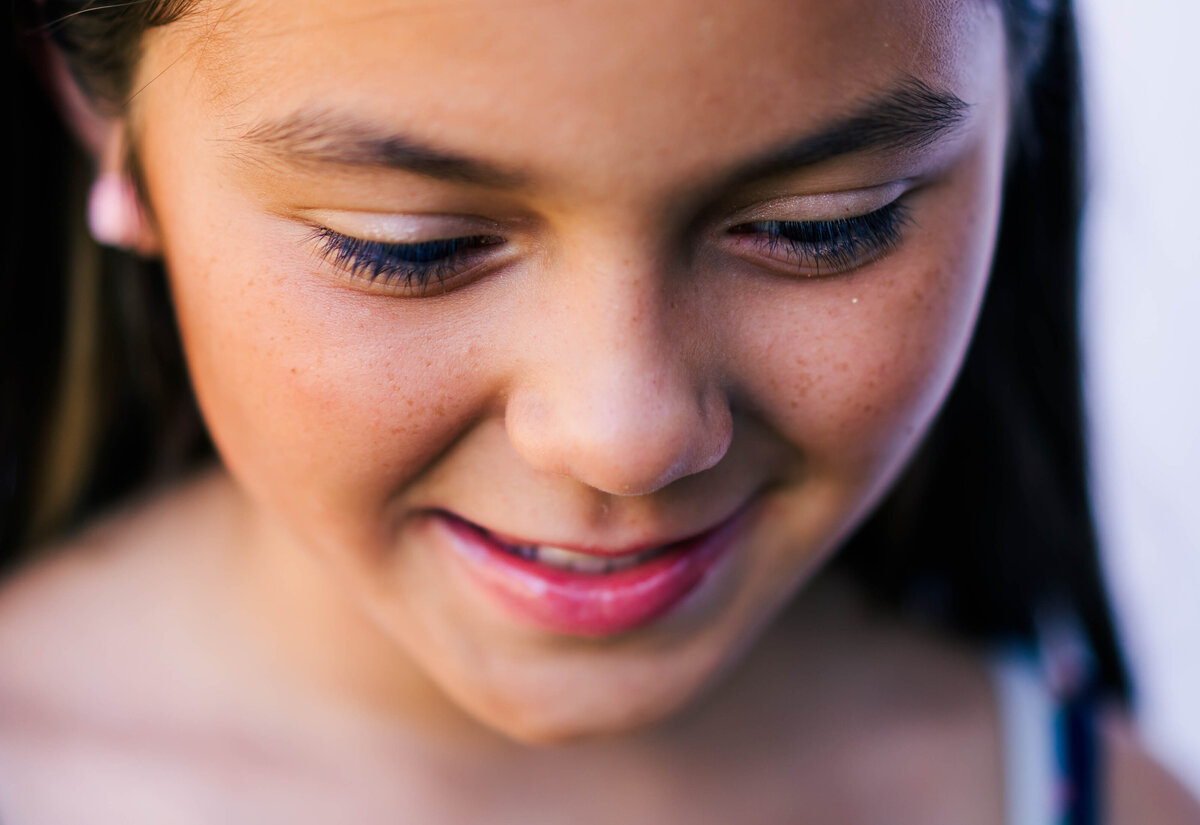 A fine art boutique portrait of a child in Tennessee with unique style