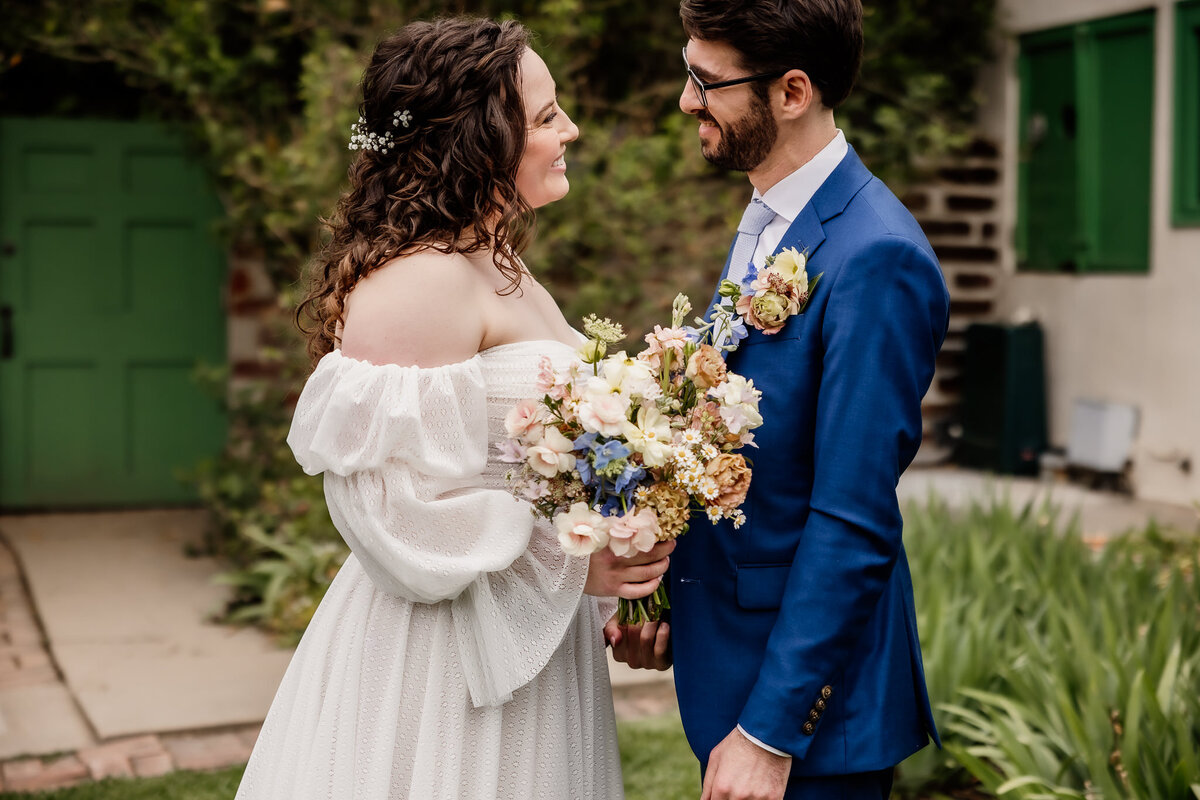 Archer Inspired Photography - Rachel and Alex Wedding - Rancho Los Cerritos Historic Site - Long Beach - Couple Photos-8