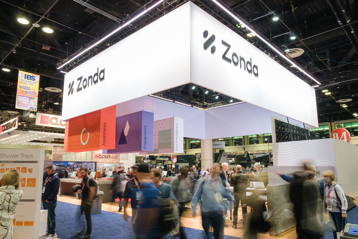 Zonda Booth on the floor of the IBS builders conference in Orlando, FL