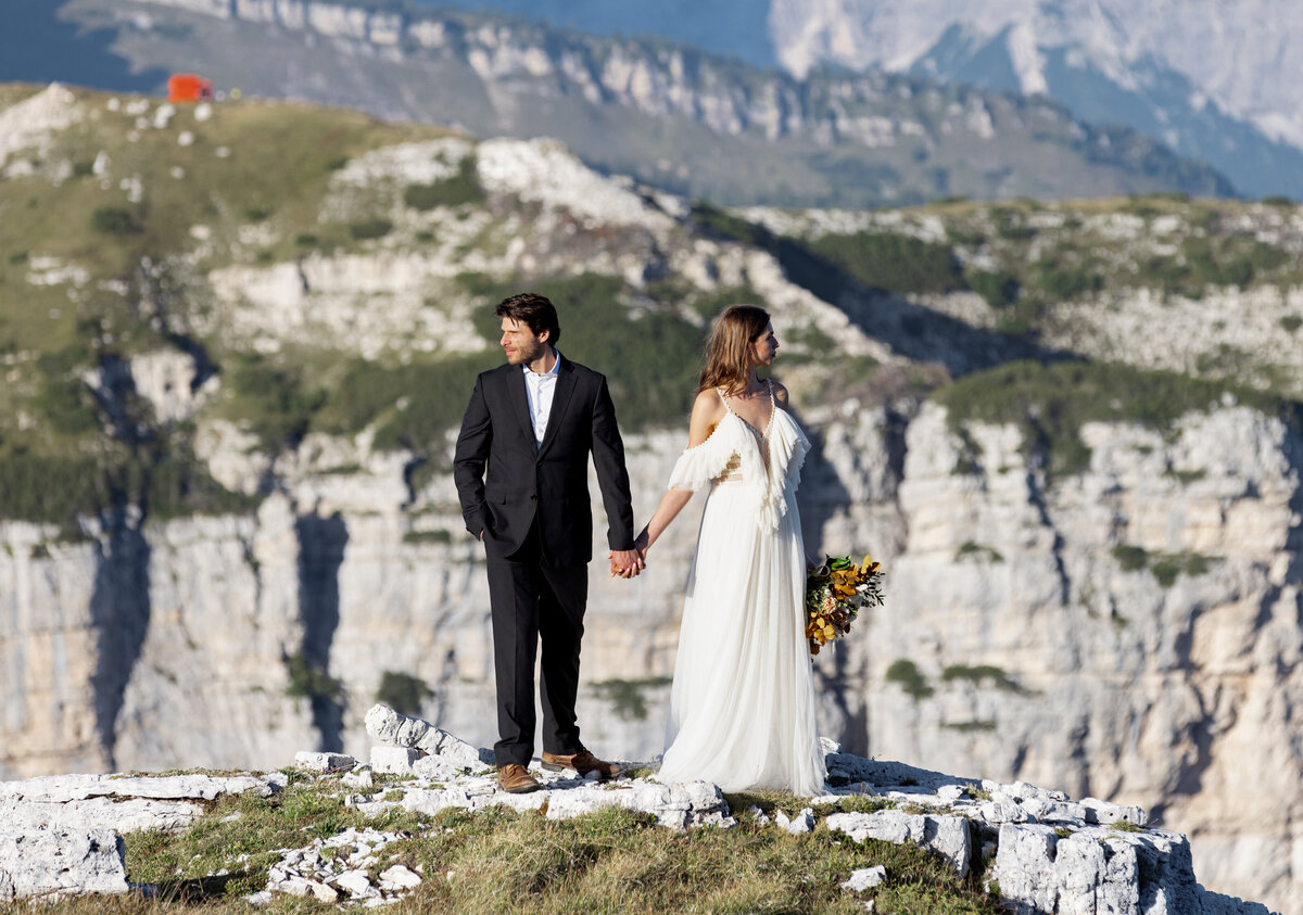 Dolomites elopement photographer