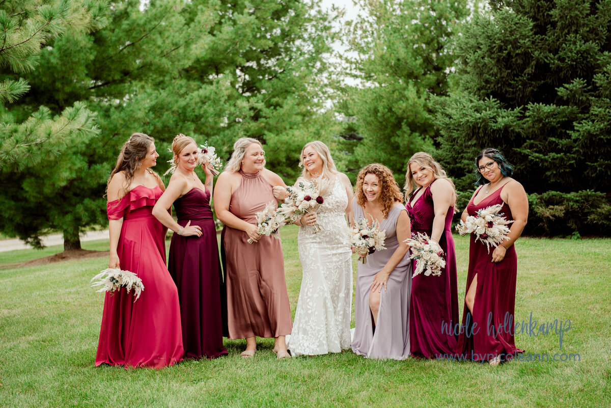 Bridal Party Central Minnesota wedding Photography