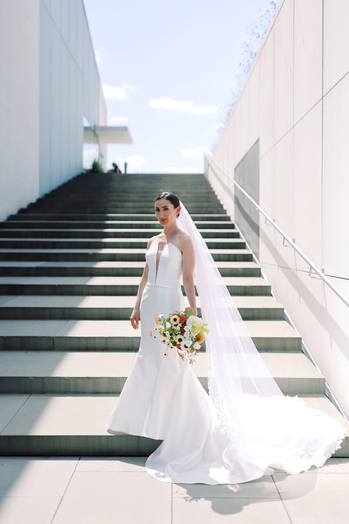Editorial Wedding Portraits at the Kennedy Center in Washington 7
