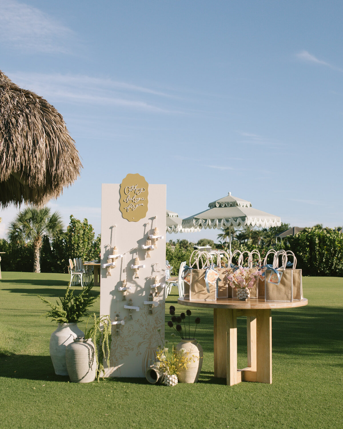 Organic Wedding Welcome Sign