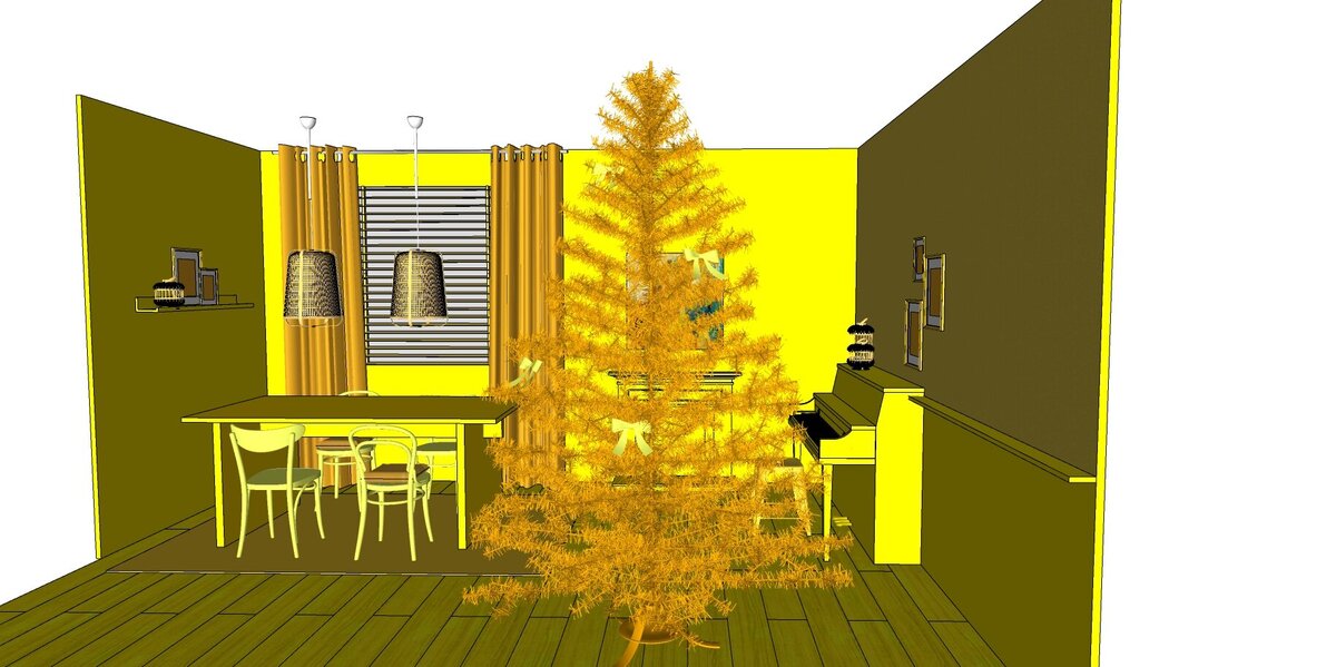 Gele kamer - aanzicht 1
