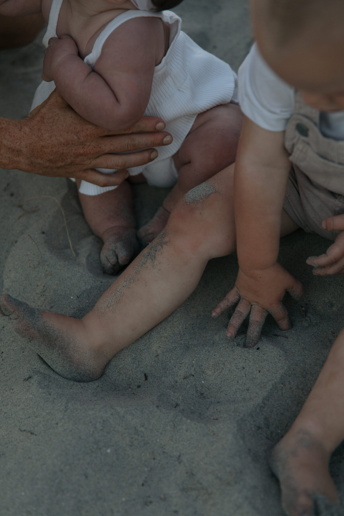 sandy baby toes