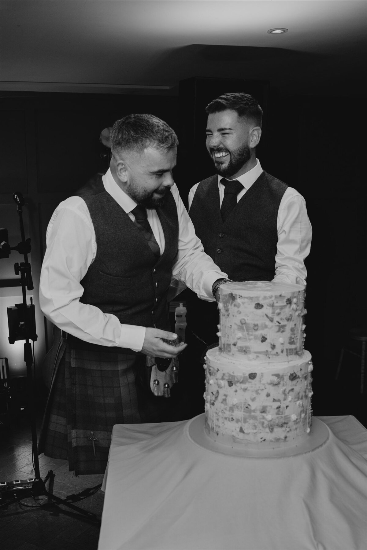 Aberdeen LGBTQ+ Wedding Photography by Aberdeen Wedding Photographer Scott Arlow - 81