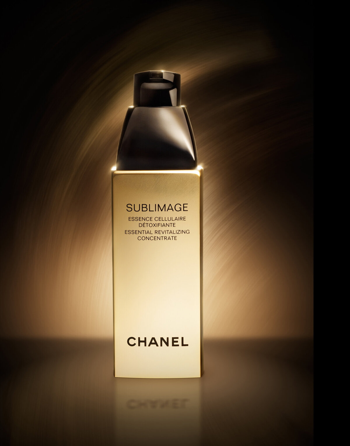 Elegant CHANEL product shot, showcasing sleek design and luxury aesthetics, photographed by Ylva Erevall.