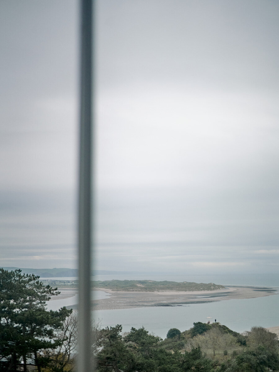 view across the estuary in aberdovey wales