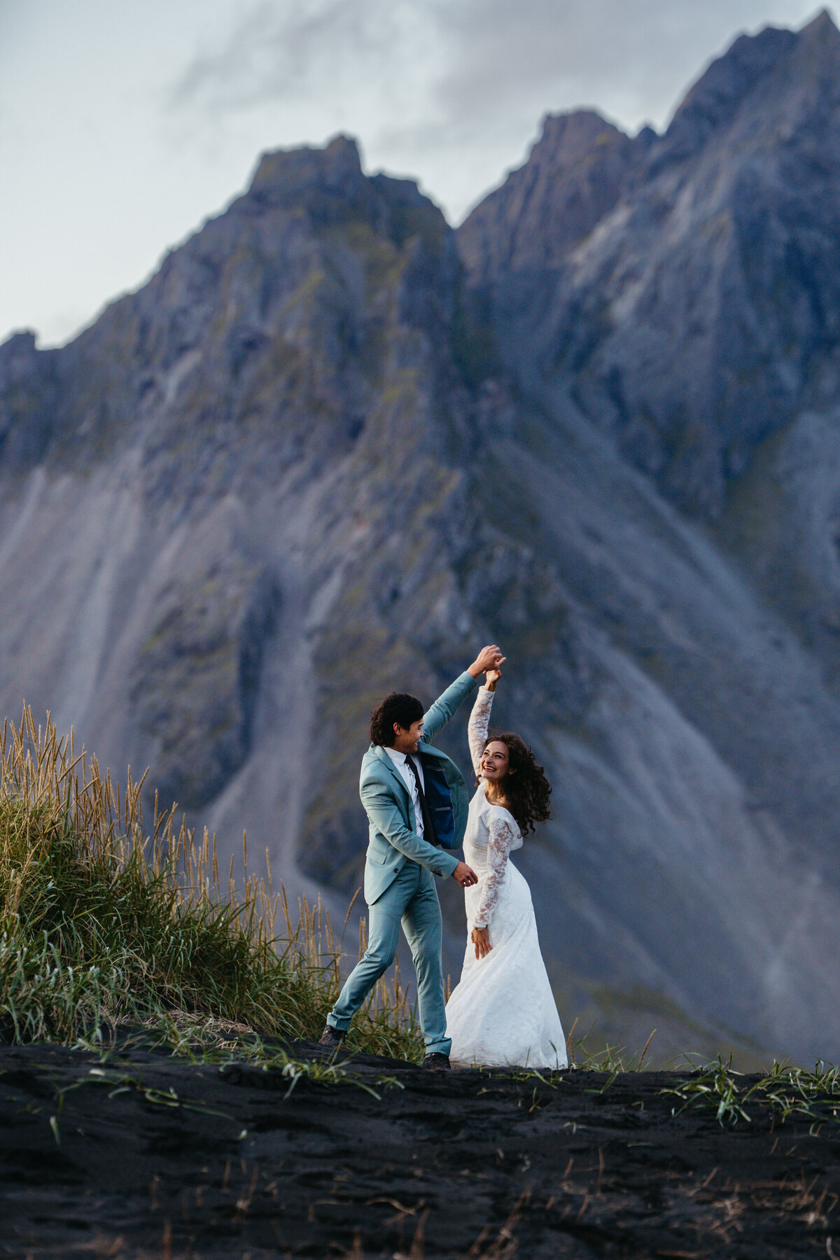 Stokksnes Beach Iceland Elopement
