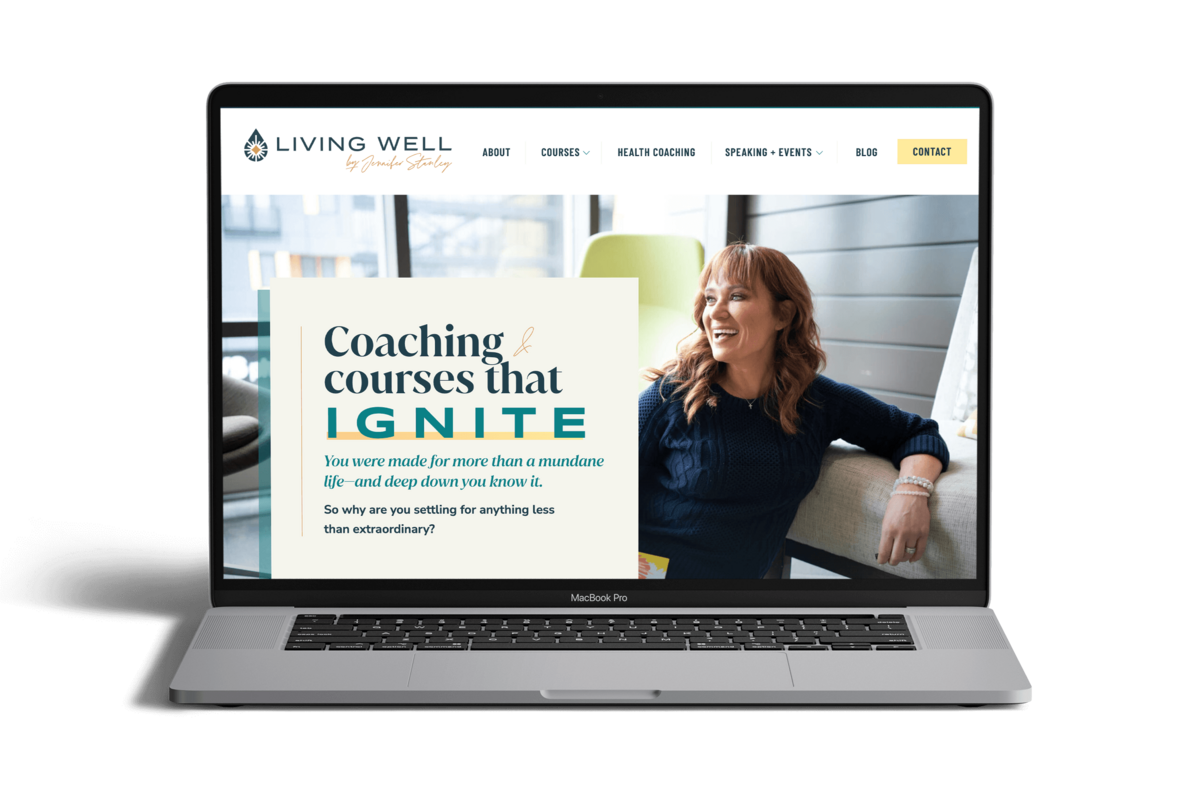 business coach wordpress website design