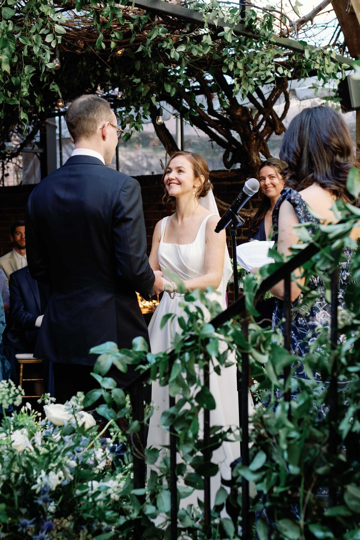 Iron gate wedding ceremony in washington DC