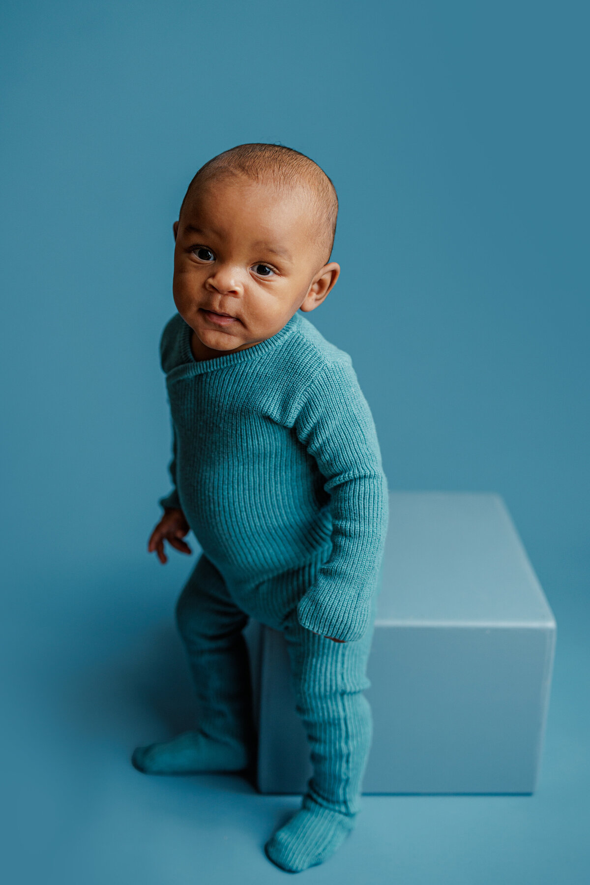 Huntsville Alabama Studio Baby Photographer 6 Month Milestone Session Client Closet2