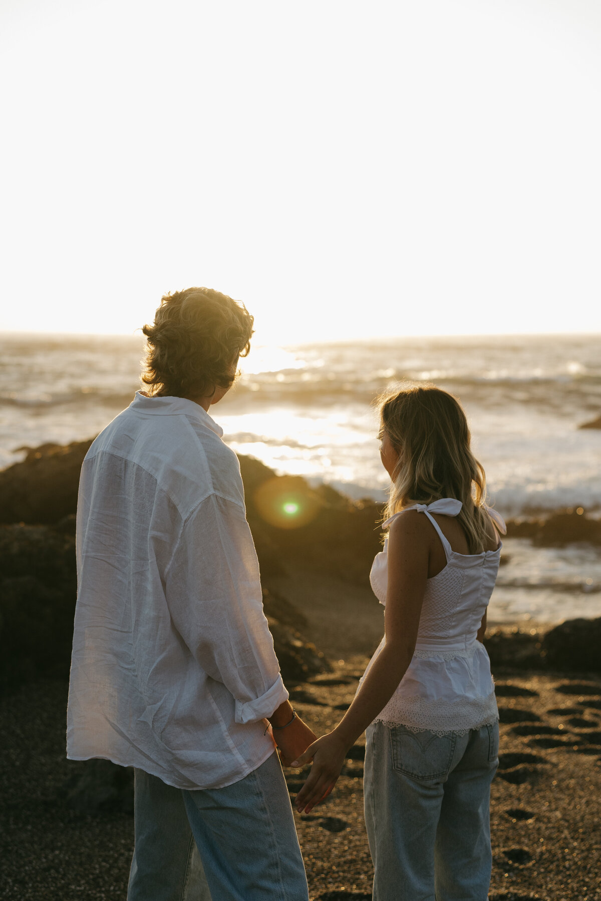 Whimsical Engagement Couples Photoshoot - Sonoma Coast, California