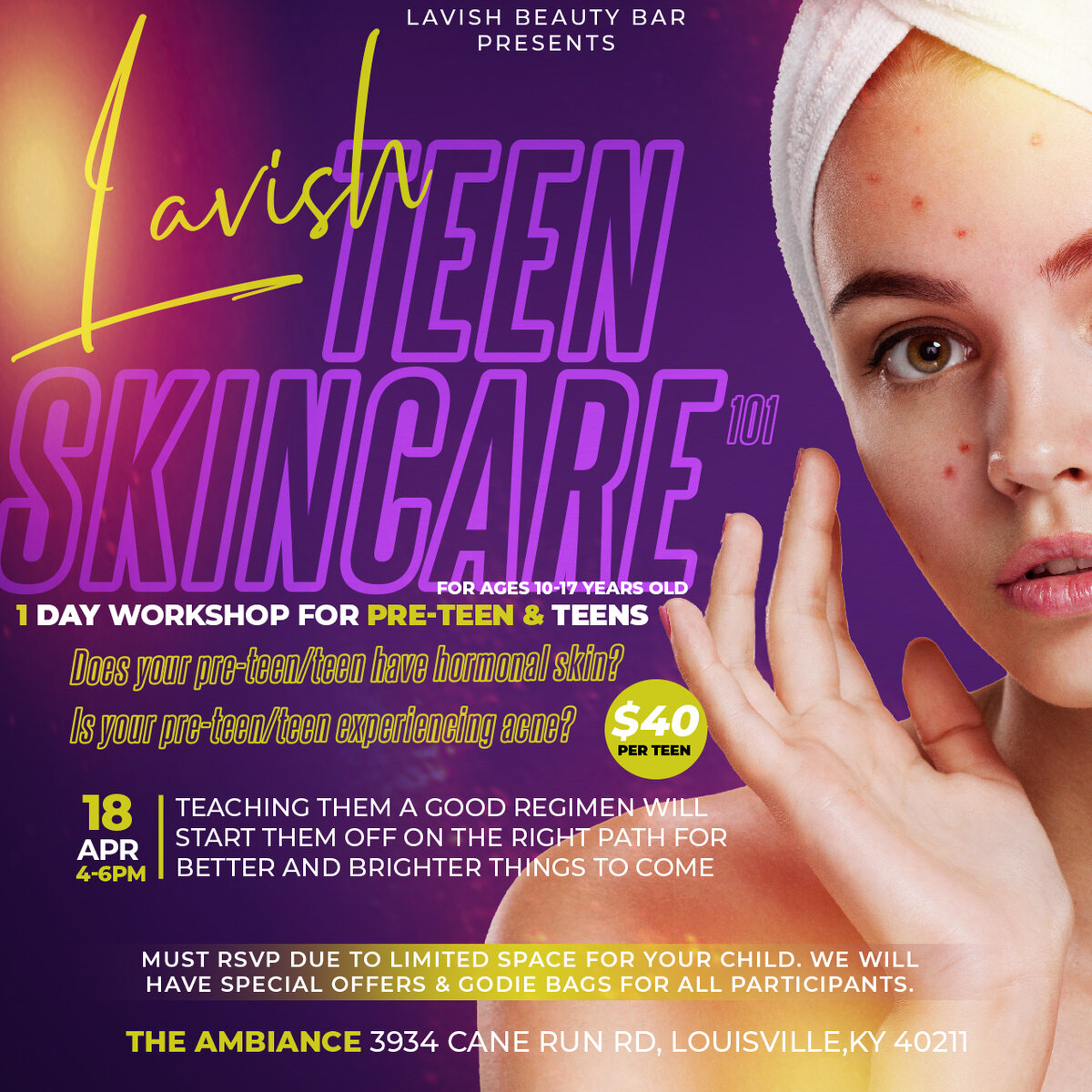 lavish teen skincare