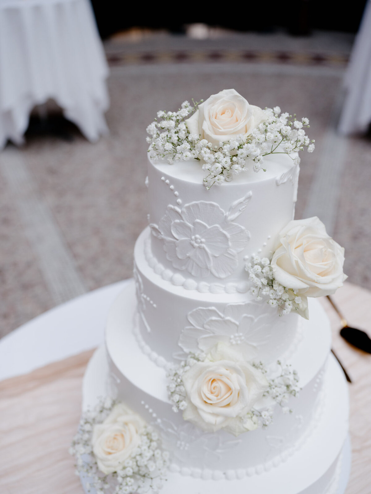 Wedding cake at The Arcade Cleveland