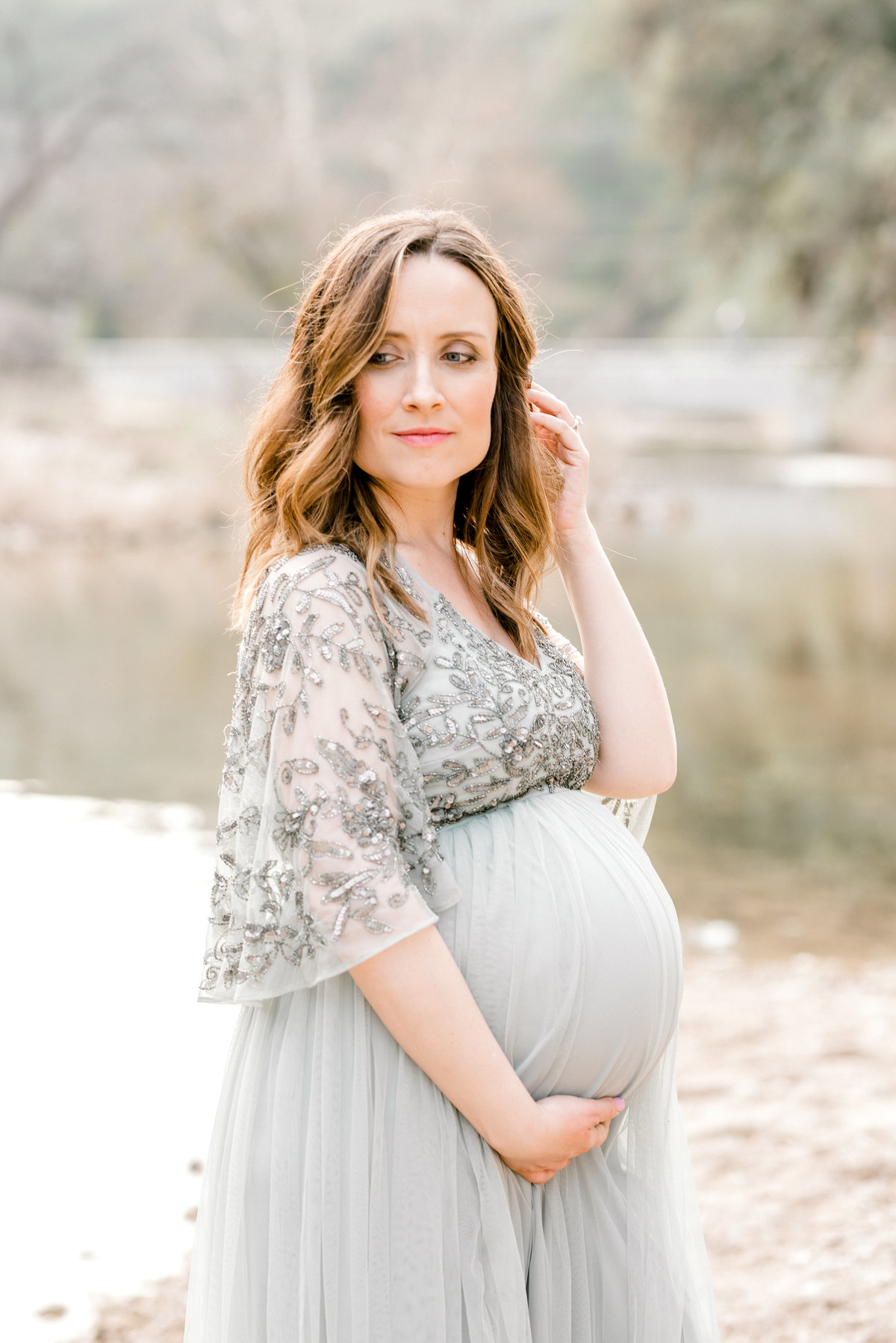 austin texas outdoor maternity session