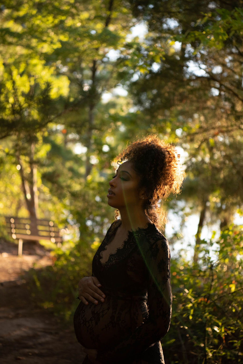 High Fashion Charlotte Maternity Photographer