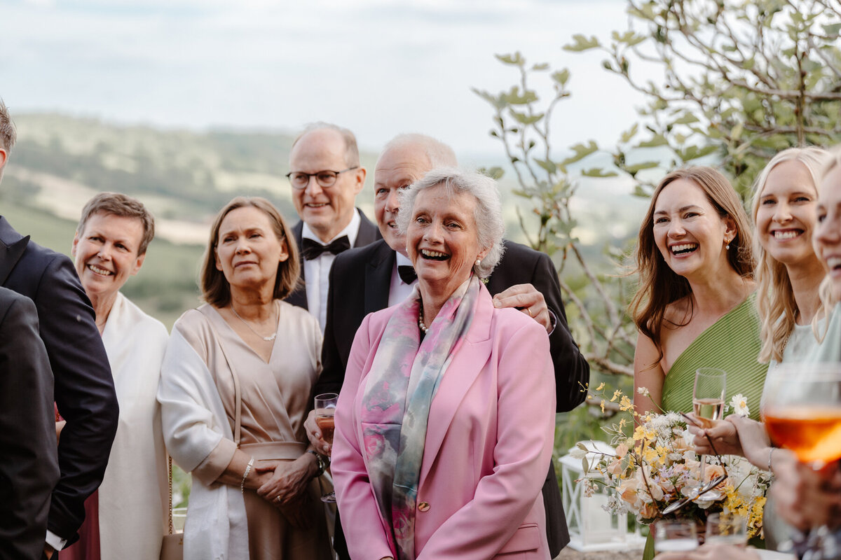 Hamswell House Drinks Reception Wedding Photography Outdoor Speeches