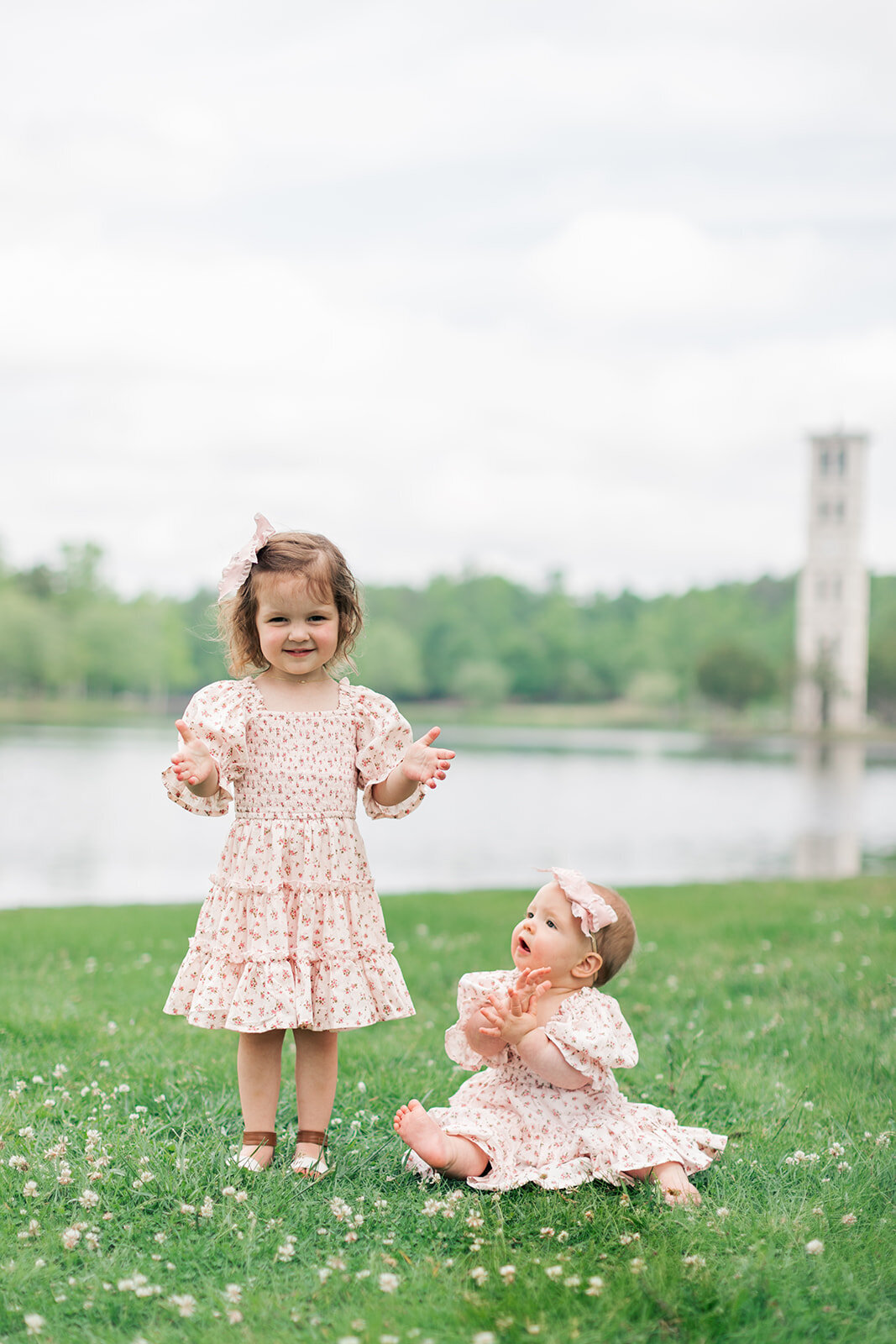 Girls playing together during outdoor session