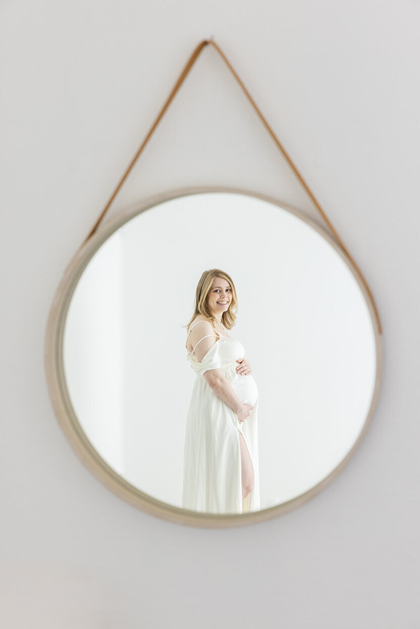 Gravidfotografering i Studio Landmark, Bergen