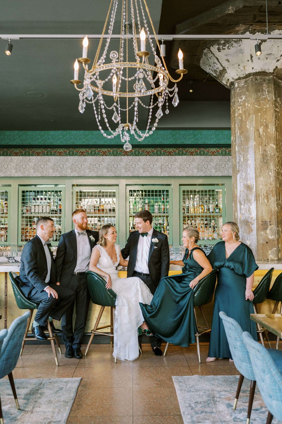 casual-wedding-party-pose