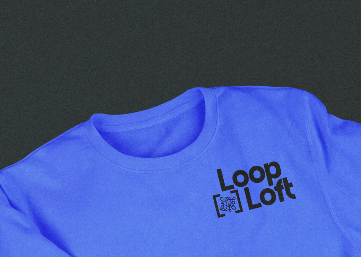 Loop Loft Sweatshirt Logo Design Crop