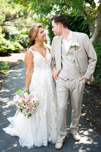 OBX Wedding Couple Photo