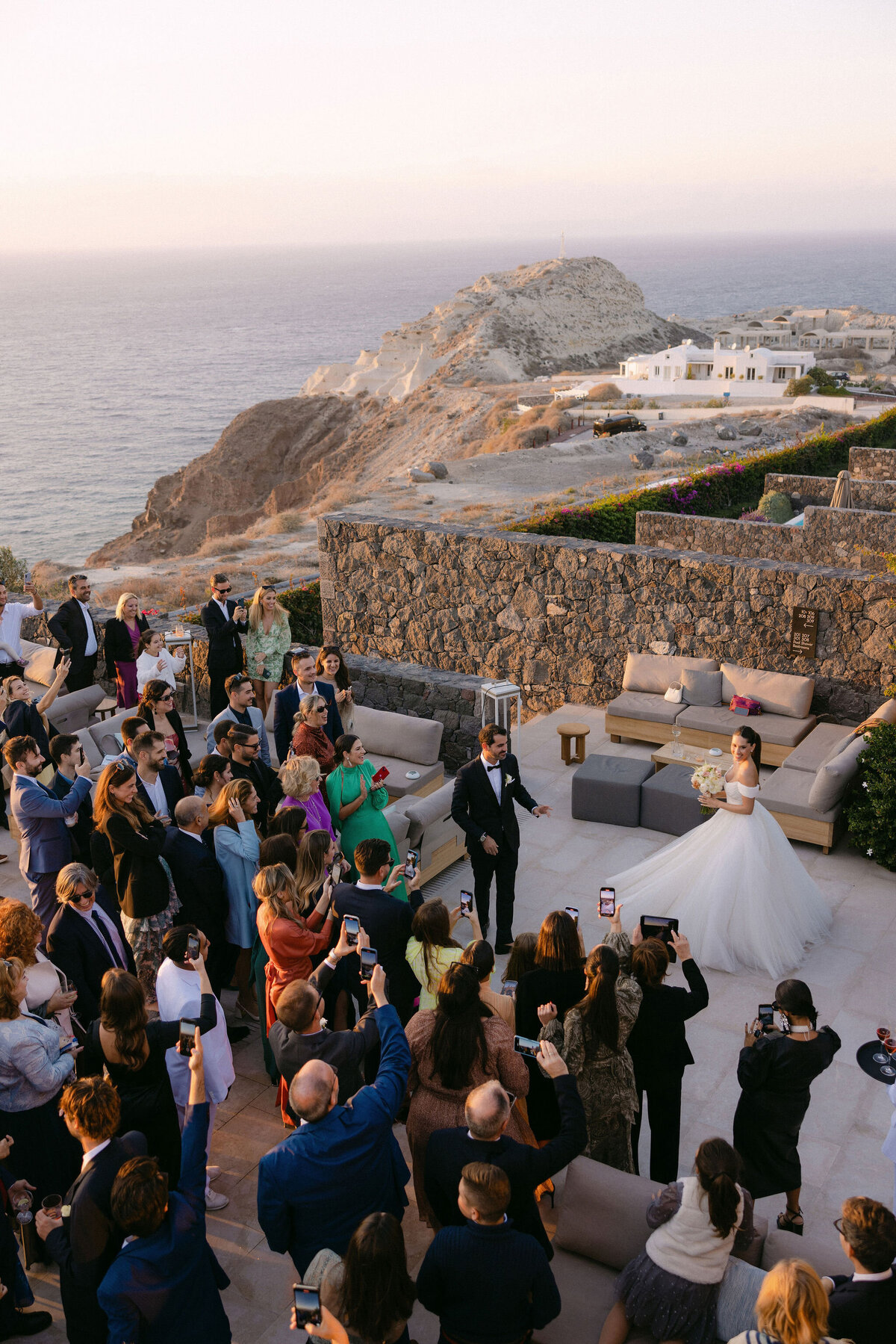 J&E | Glamorous Greece Wedding