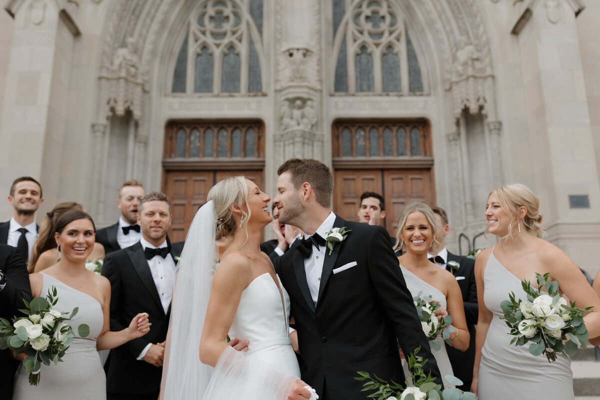 Indianapolis candid wedding photographer joyful couple photo