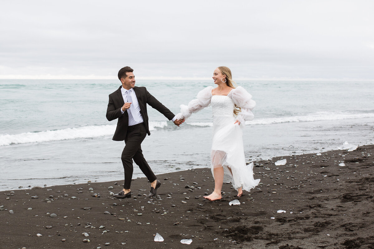 Diamond Beach Iceland travel wedding photographer Savvy Shoots