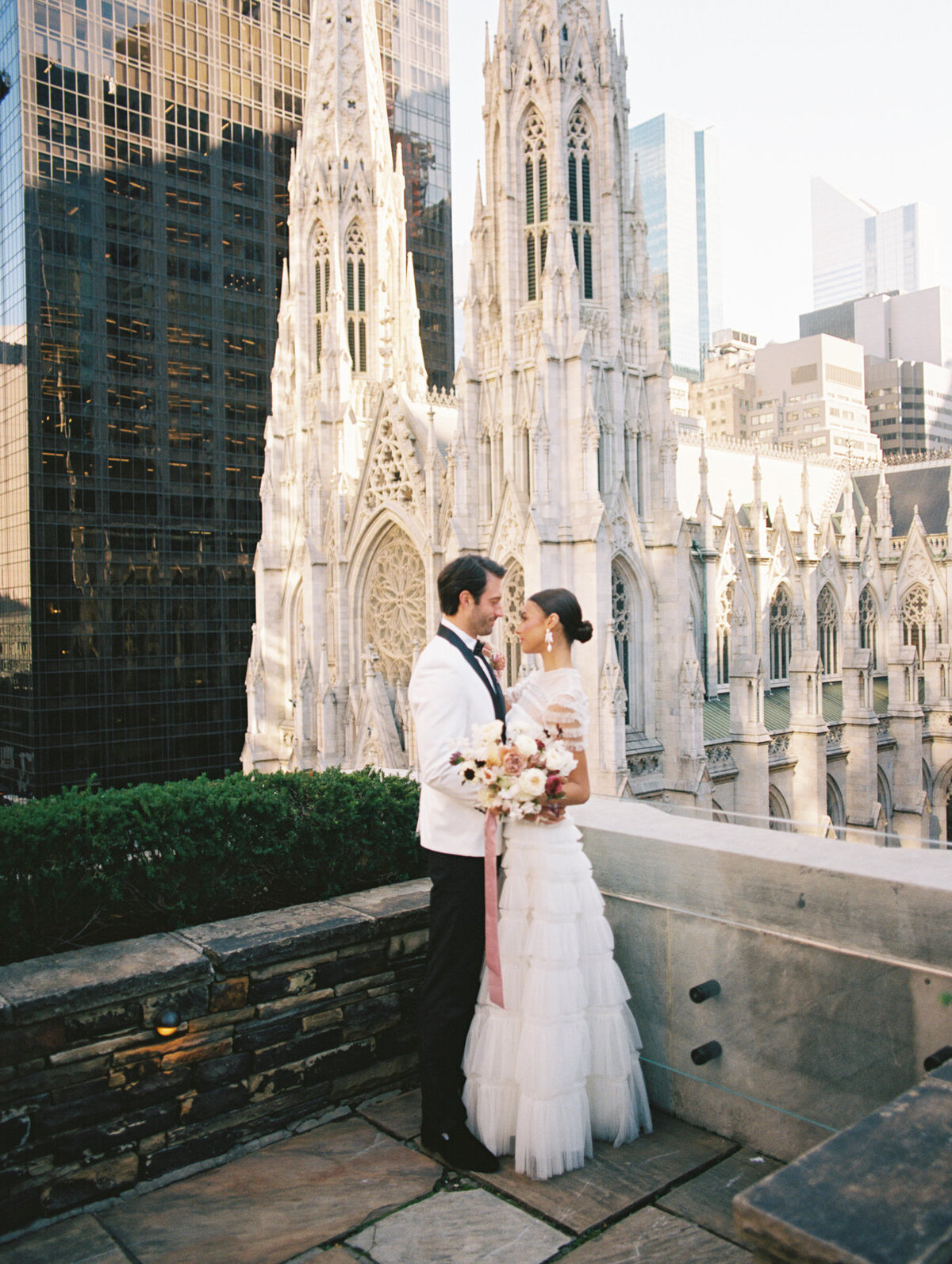 620 Loft & Garden Private Penthouse Wedding - New York City - Stephanie Michelle Photography - Britt Jones Co-124