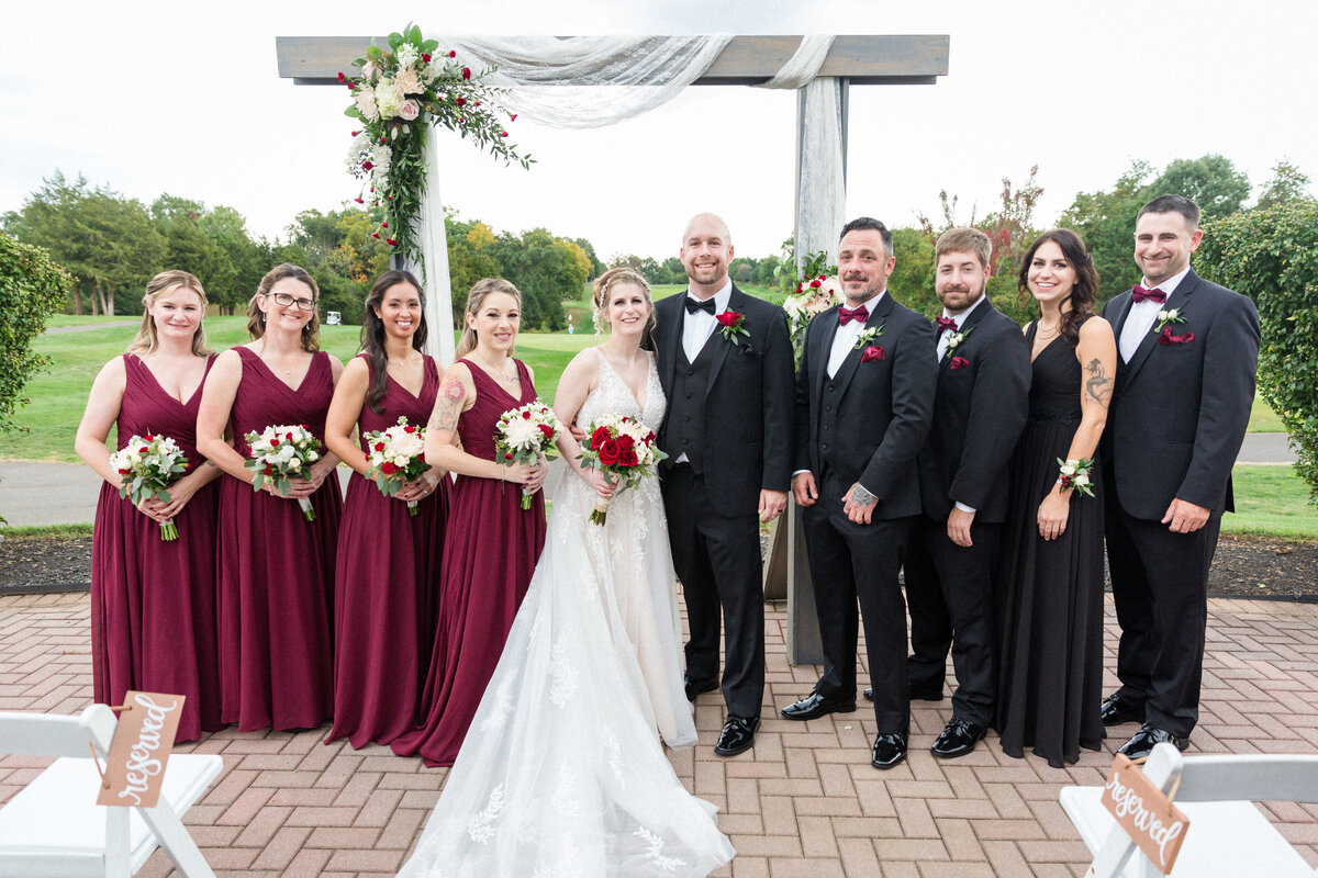 wedding party outfits professional photographer Falls Church