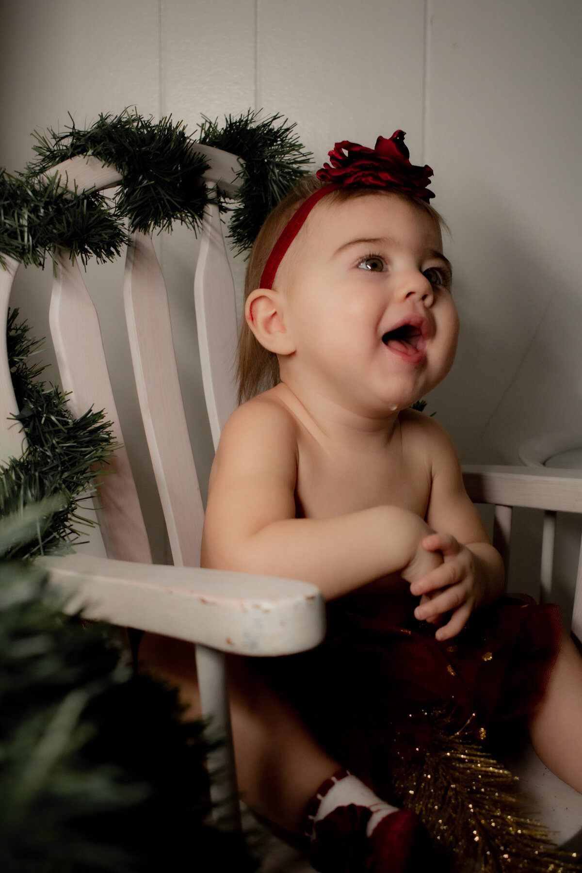 1 Year Christmas Photography - Abby-04