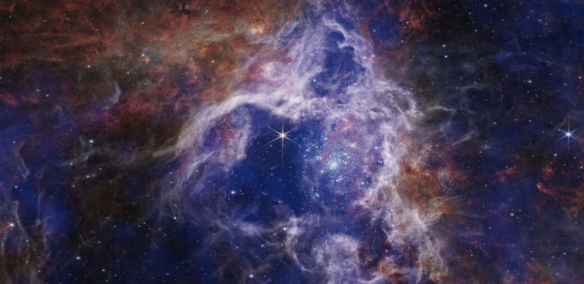 Tarantula Nebula Background Image