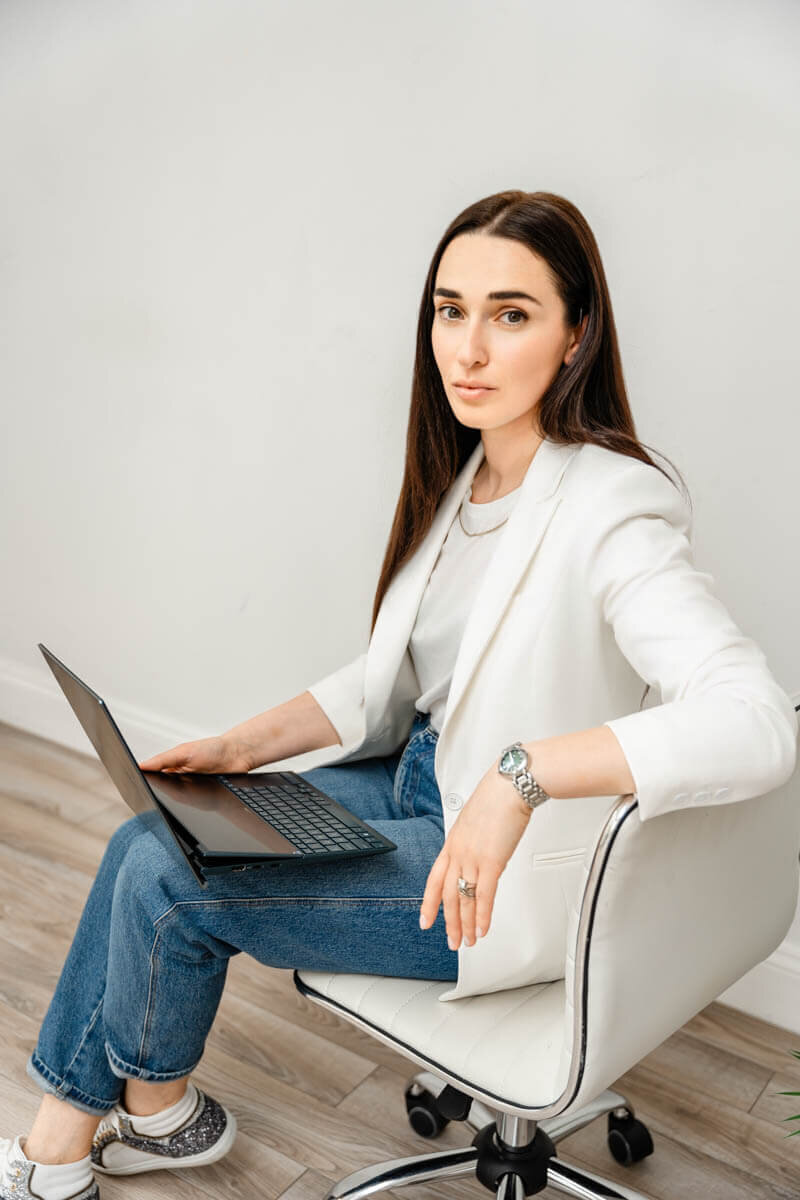 closeup image of a business coach taken for a personal branding photoshoot