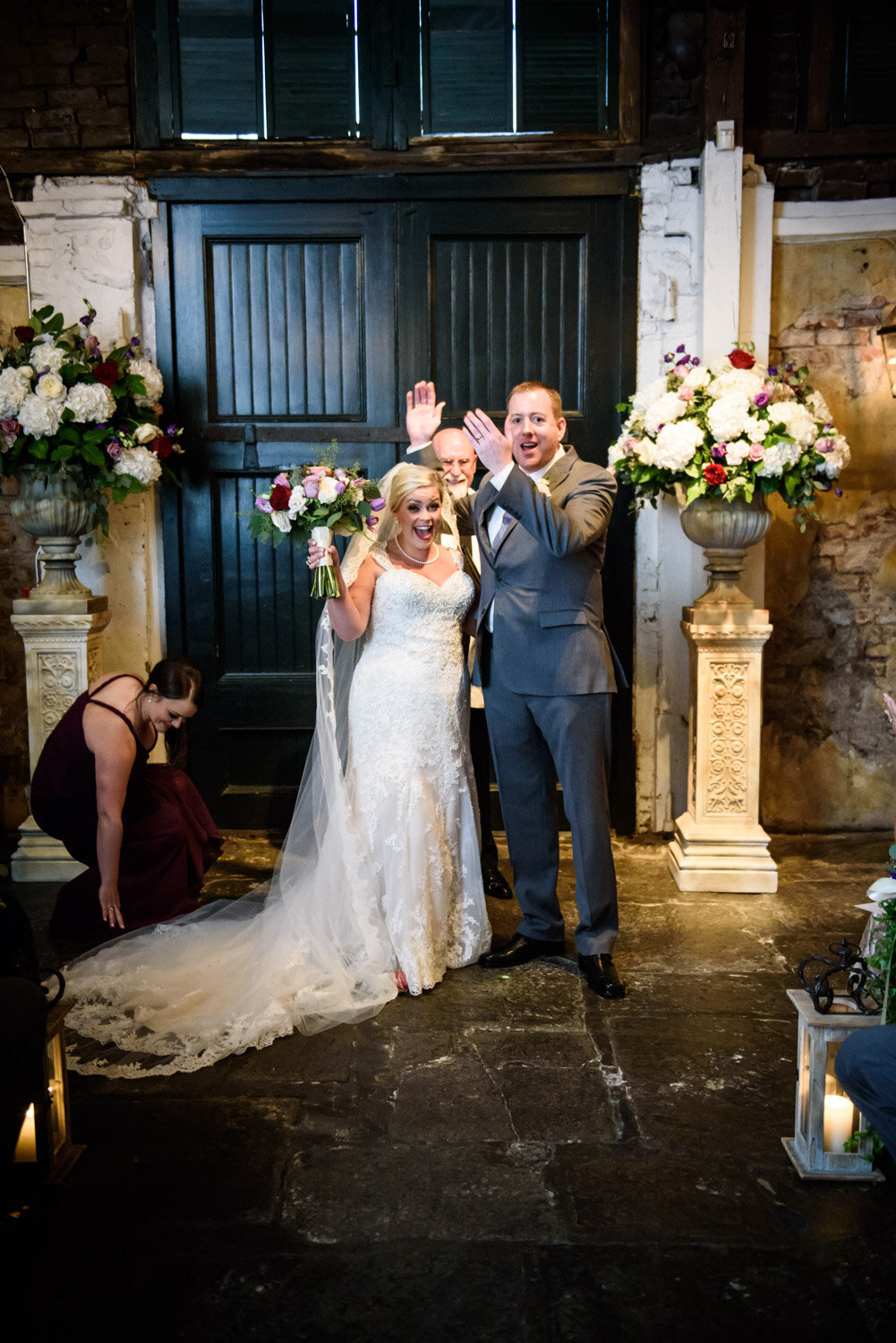 Wedding ceremony at Latrobe's on Royal