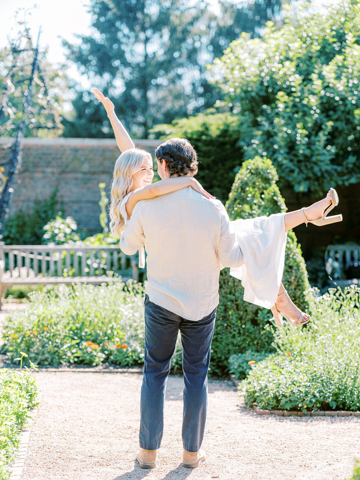 The Fourniers | Chicago Botanical Gardens Engagement-30