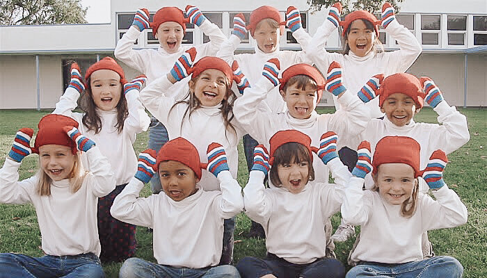 children from the music 'n motion dance class