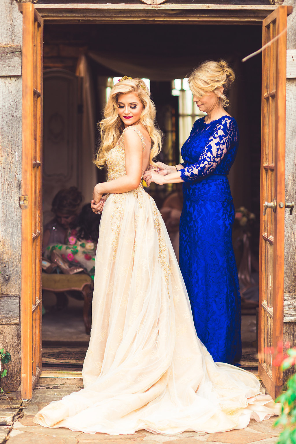 Wedding Photograph Of Bride and Maid of Honor Los Angeles