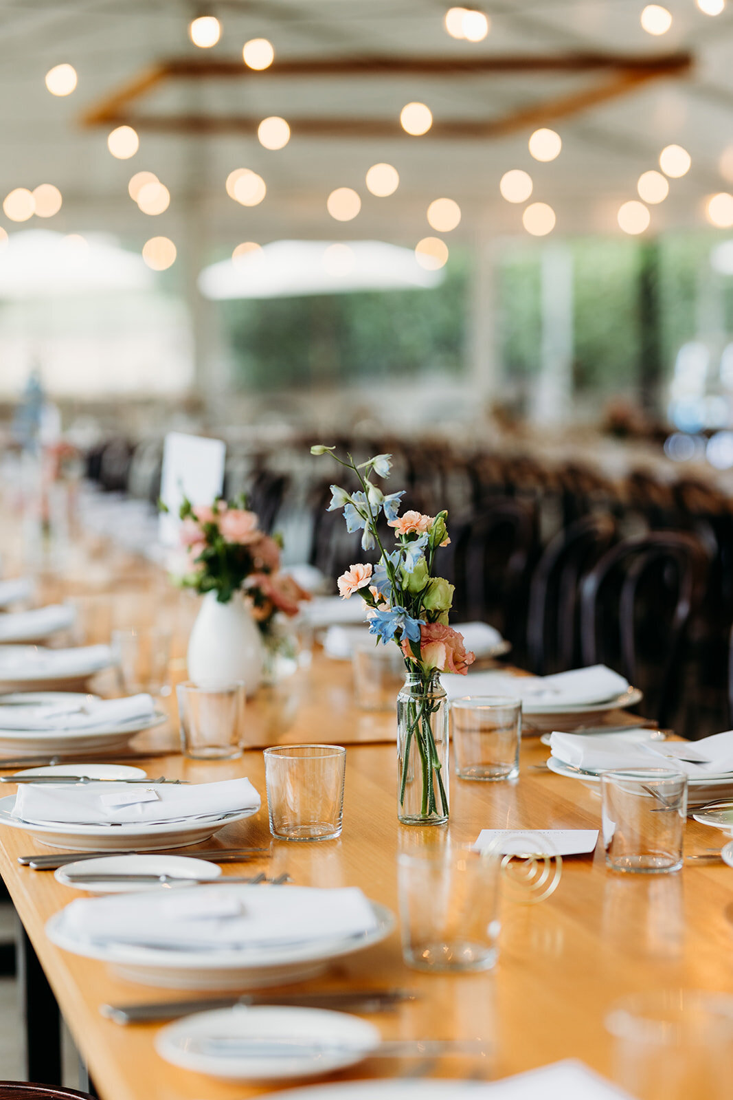 Table decor at Poachers Pantry