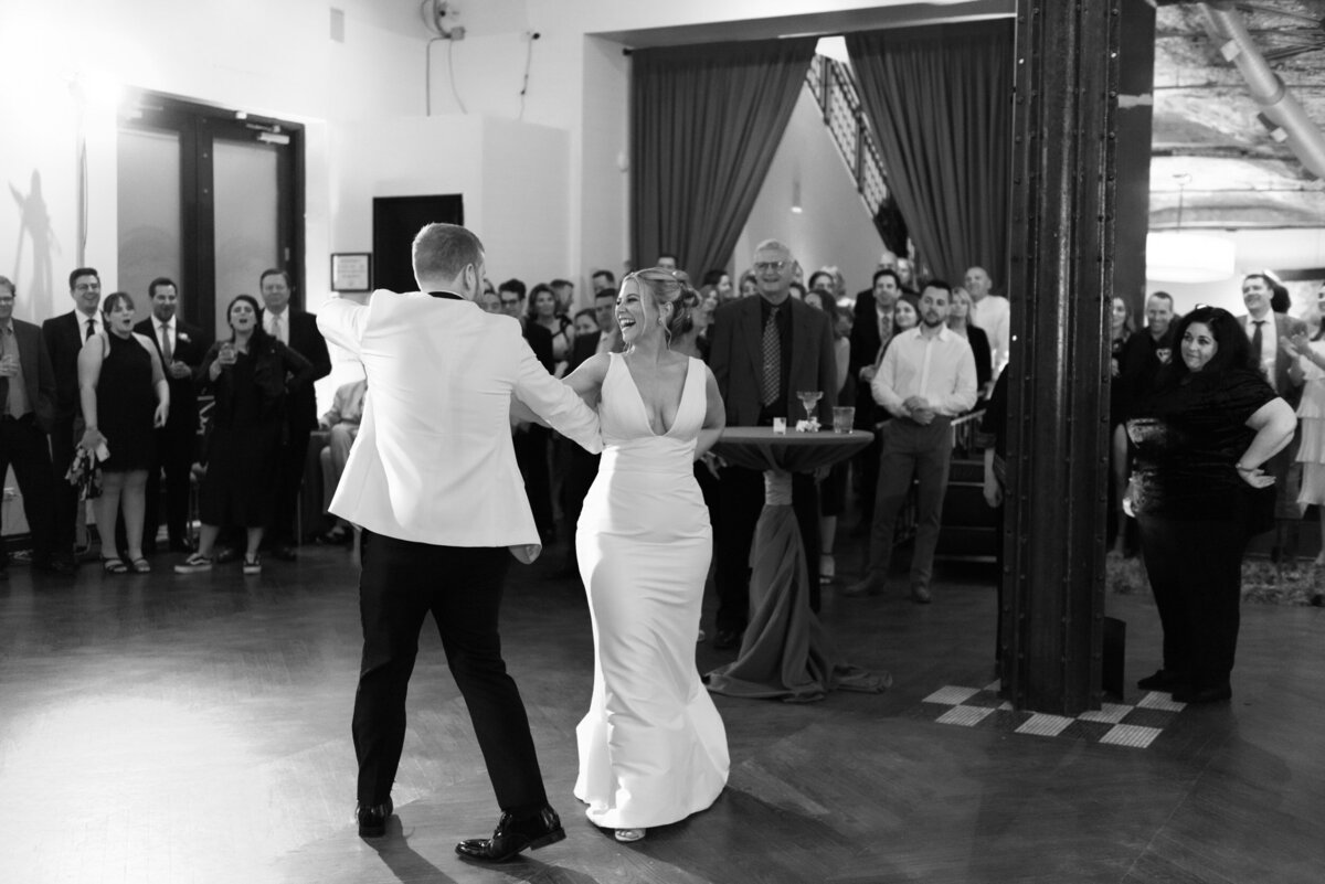 A classic first dance at Mae District in Chicago