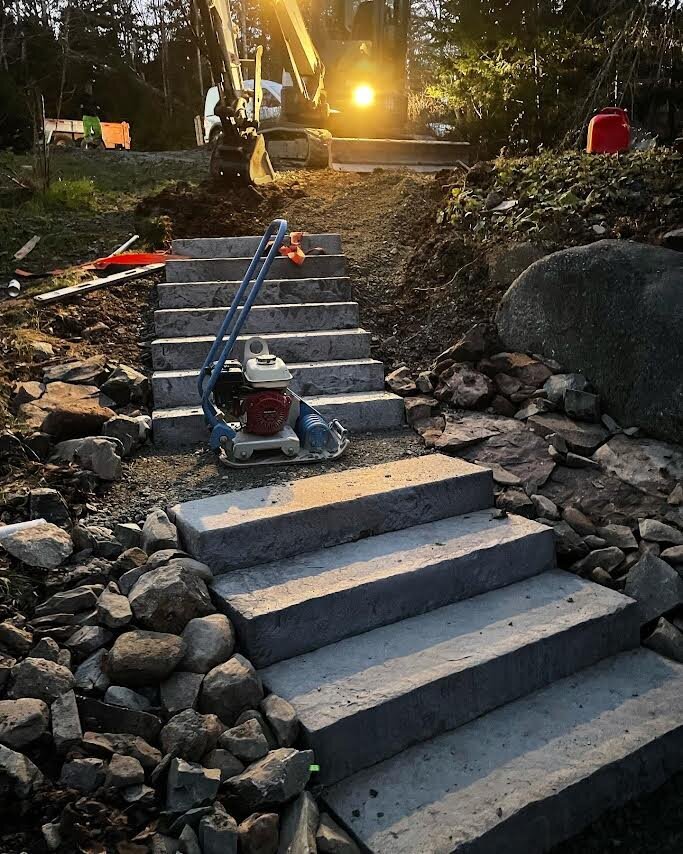 Ground Down Land Management - Halifax Excavation Services - Stone Landscaping Patio Work