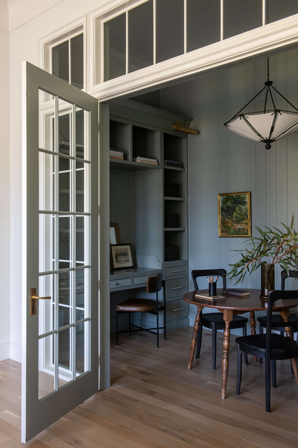 tudor-office-glass-paneled-door-and-built-ins