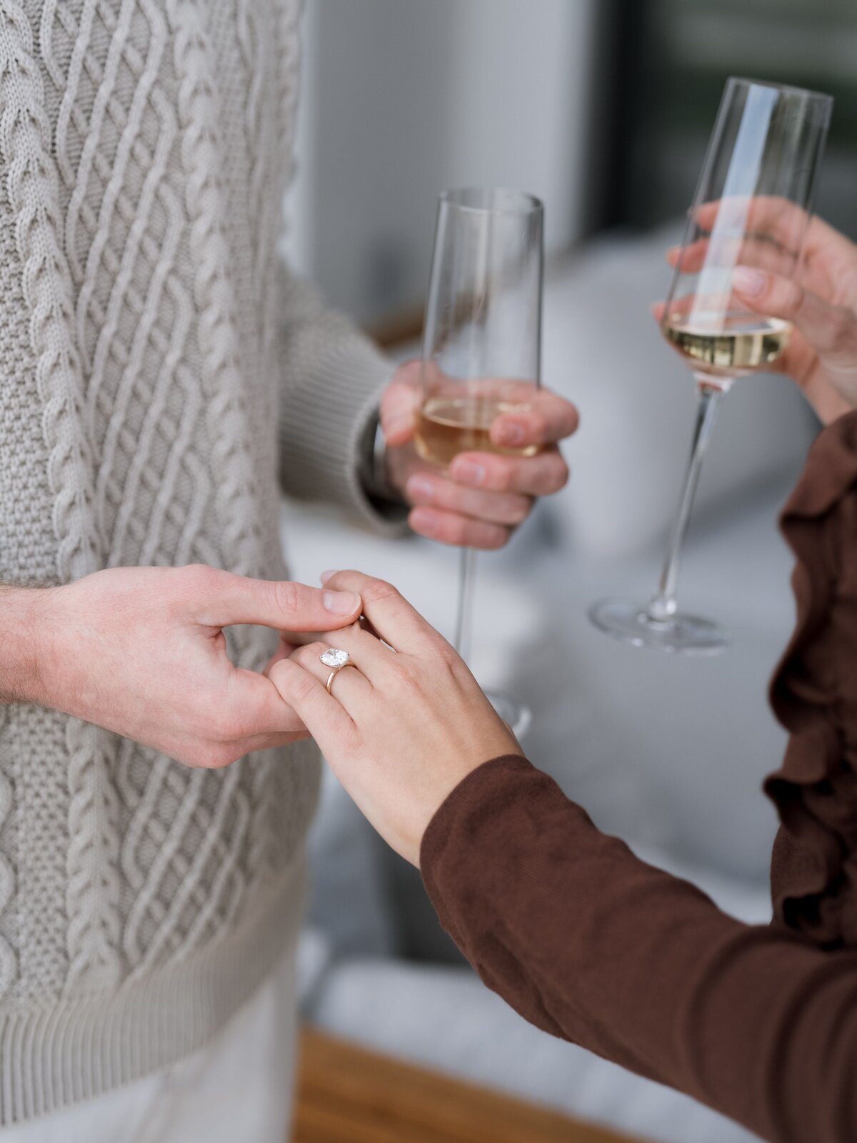 Champagne proposal Laguna Beach