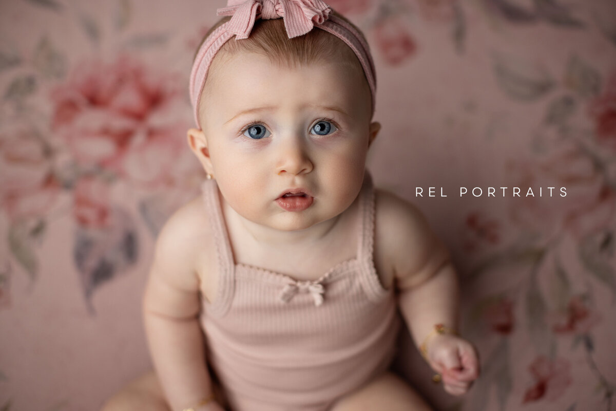 cute girl with big eyes
