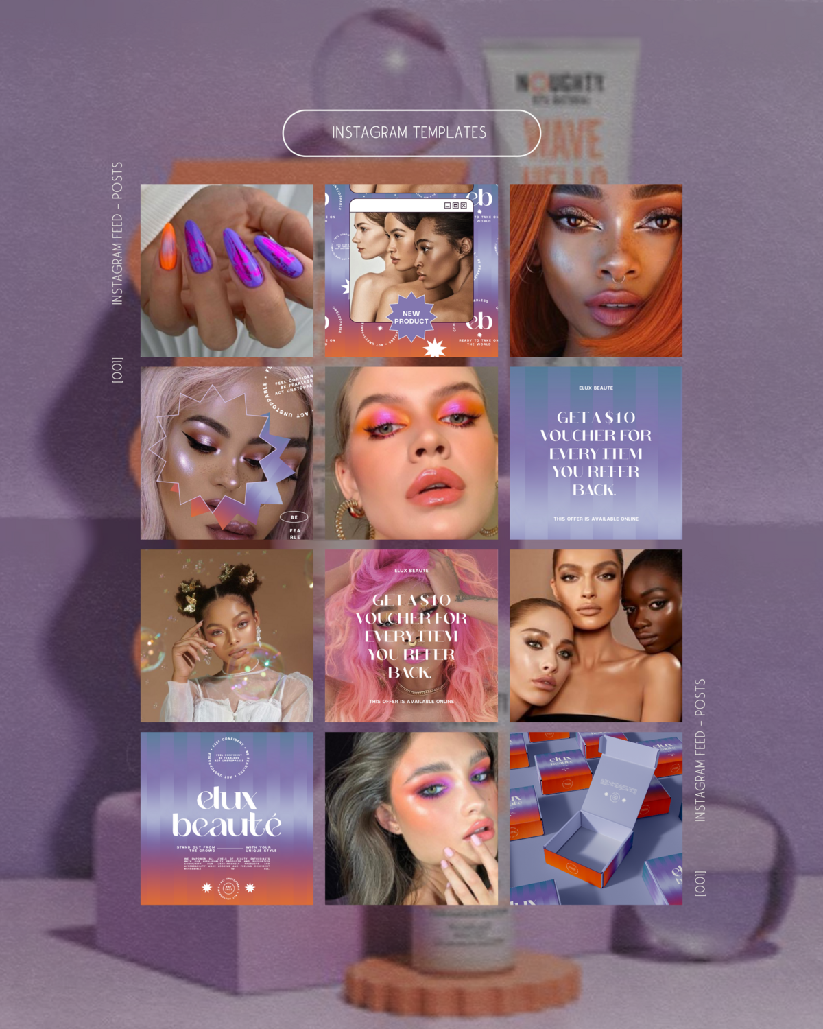 12 instagram posts design showcase