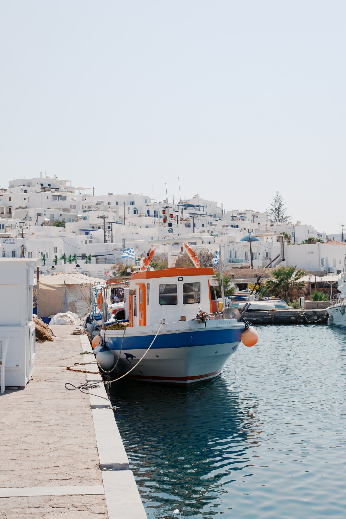 A colorful destination island wedding on Paros, Greece