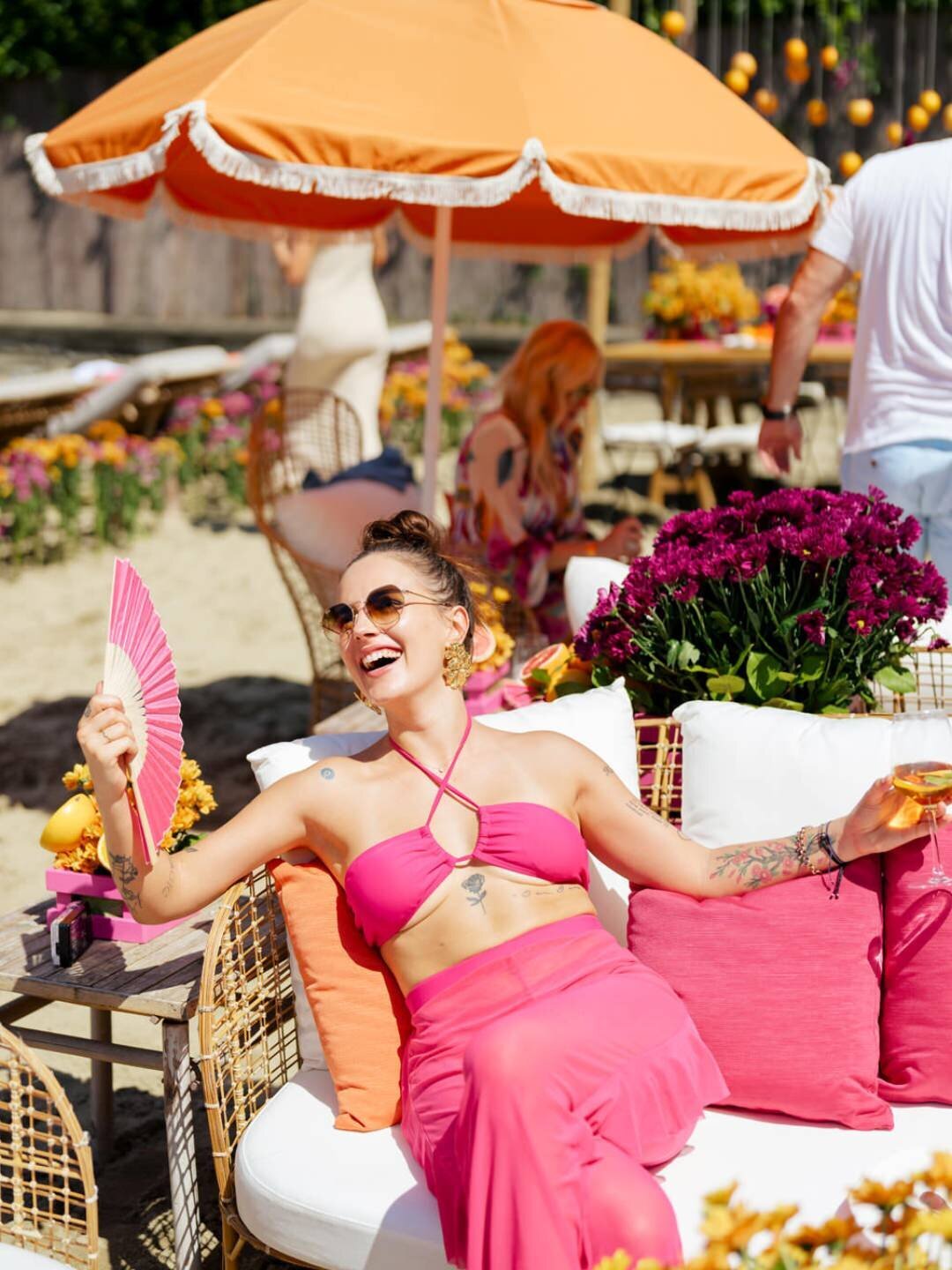 Lake Como Wedding Beach Party at @lidodilenno Alejandra Poupel24