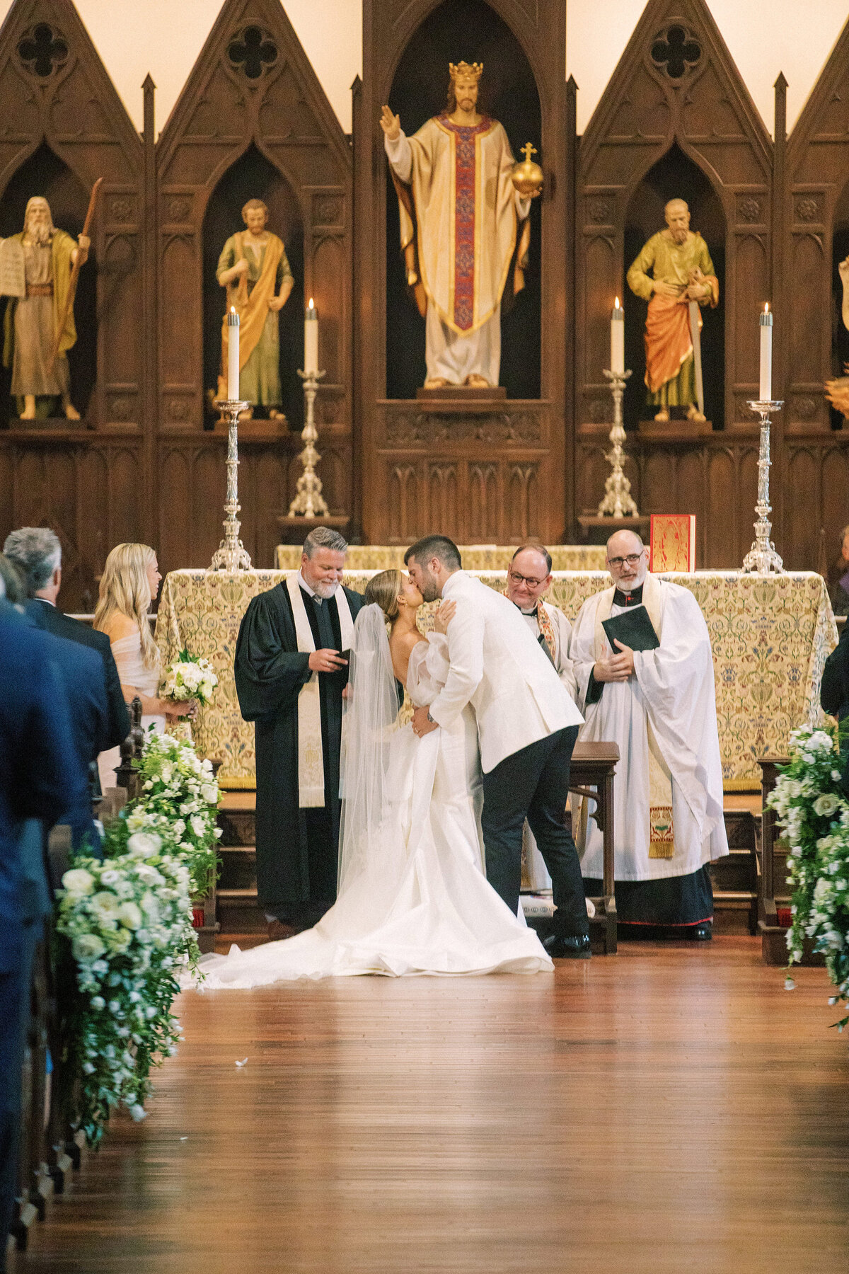 Wedding ceremony at St. Peters Anglican Church in Tallahassee FL - 4