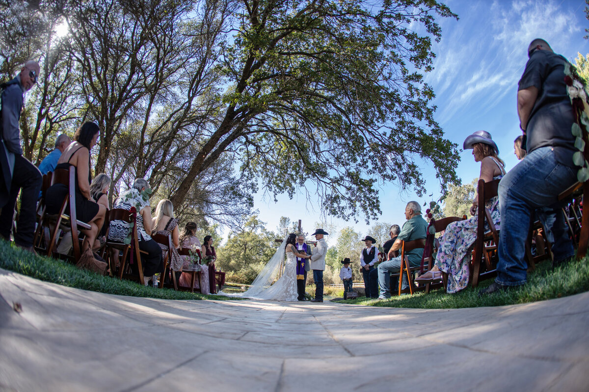 wedding ceremony Loomis California